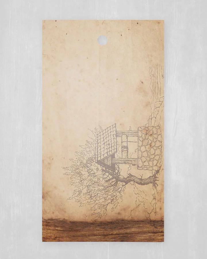 Visačka na výslužky / darčeky / produkty - Ľudový motív (sada 10ks) 1/2