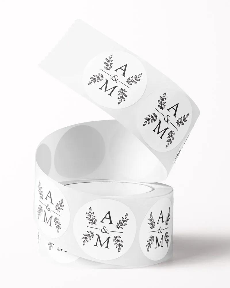 Mini nálepky na obálky / darčeky Jednoduchá láska I 2/3