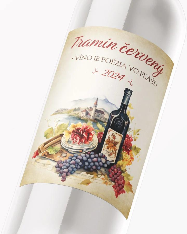 Etikety na víno - motív 10 2/3