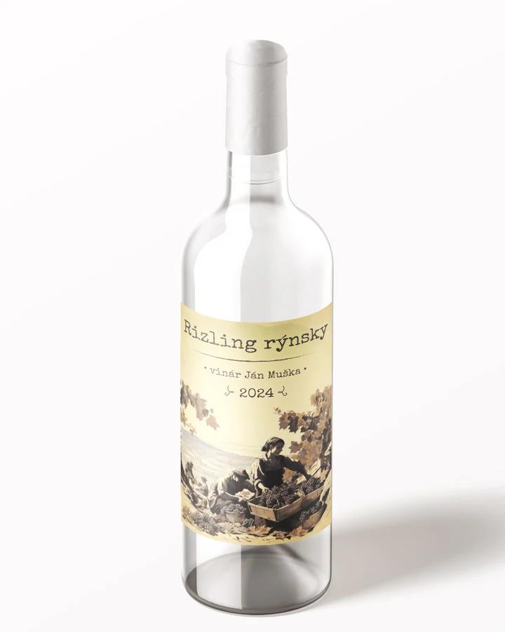 Etikety na víno - motív 18 1/3