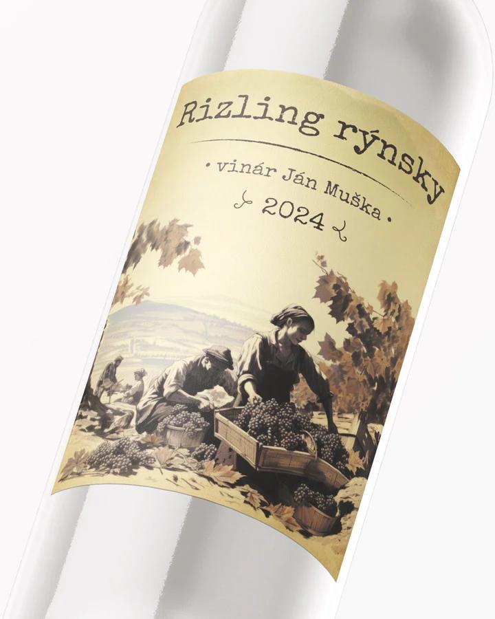 Etikety na víno - motív 18 2/3