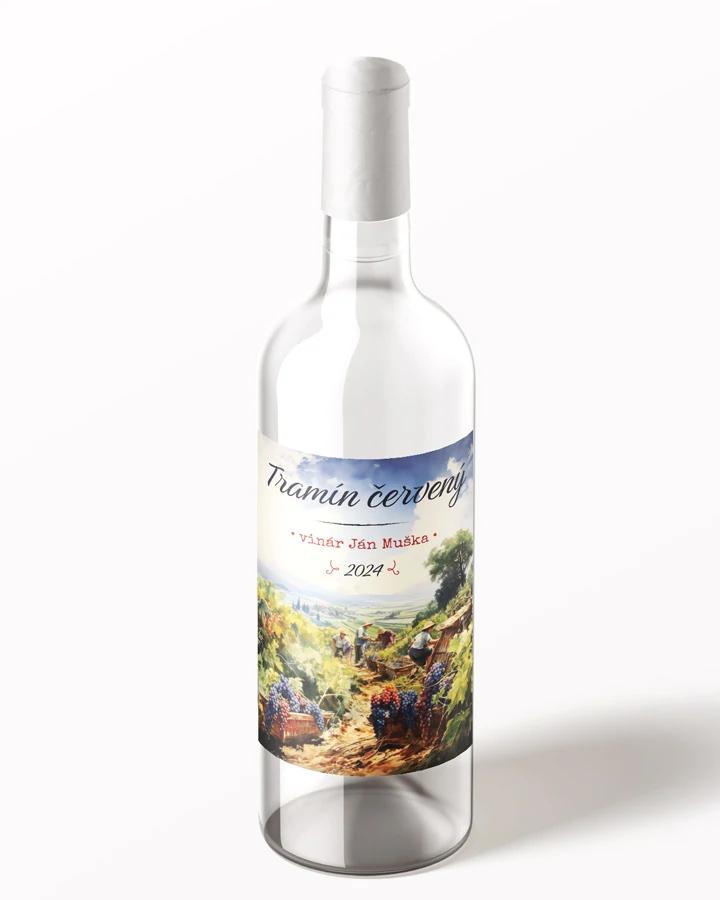 Etikety na víno - motív 20 1/3