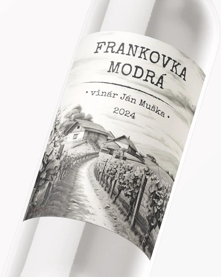 Etikety na víno - motív 30 2/3