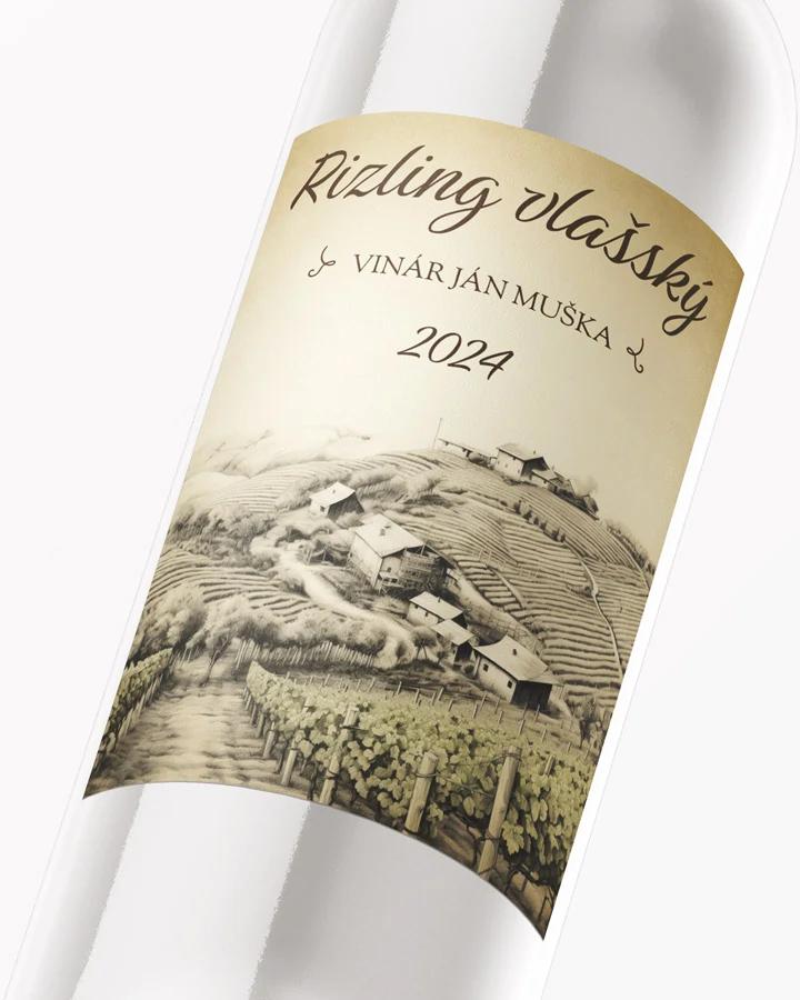 Etikety na víno - motív 31 2/3