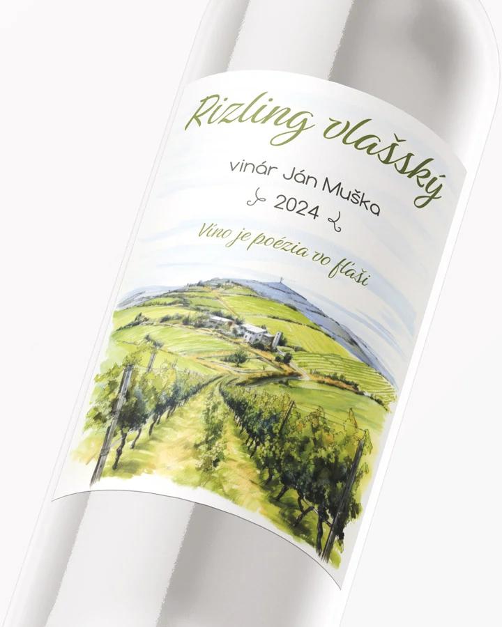 Etikety na víno - motív 32 2/3