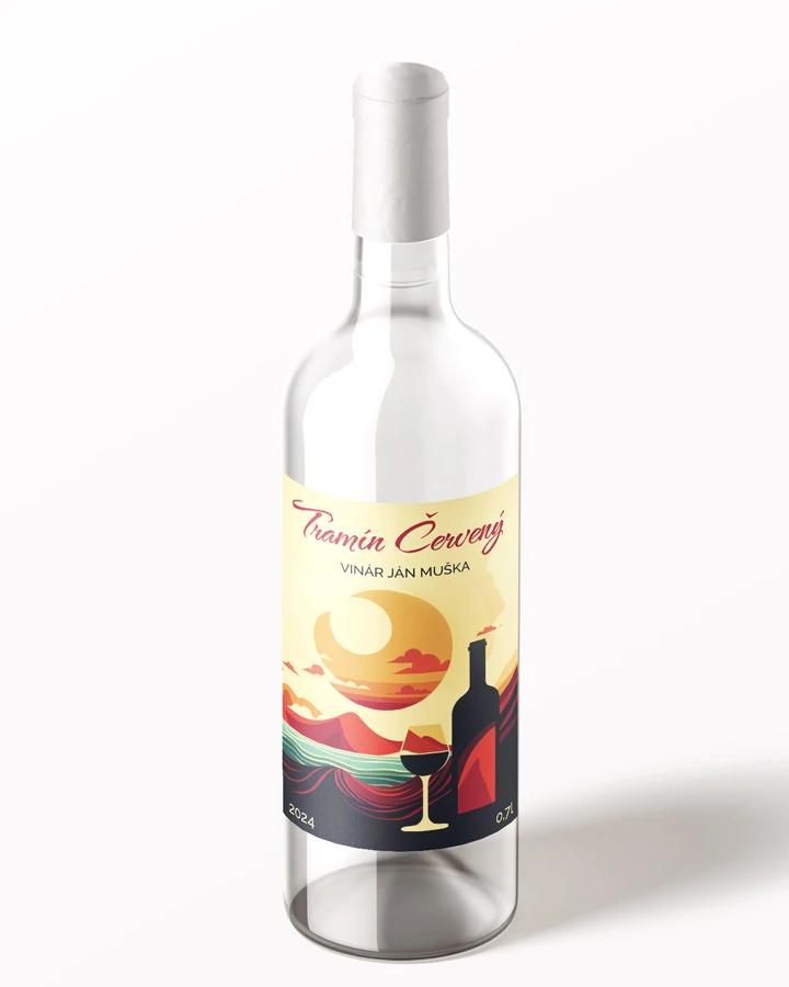 Etikety na víno - motív 40 1/3