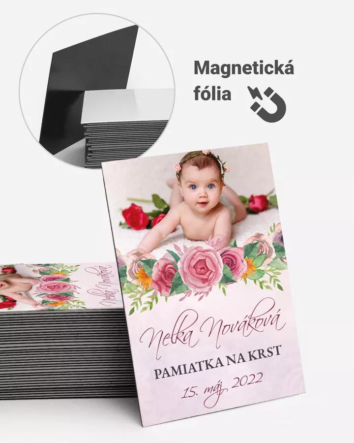 Pamätné magnetky zo sviatosti krstu, prijímania, konfirmácie - motív 01