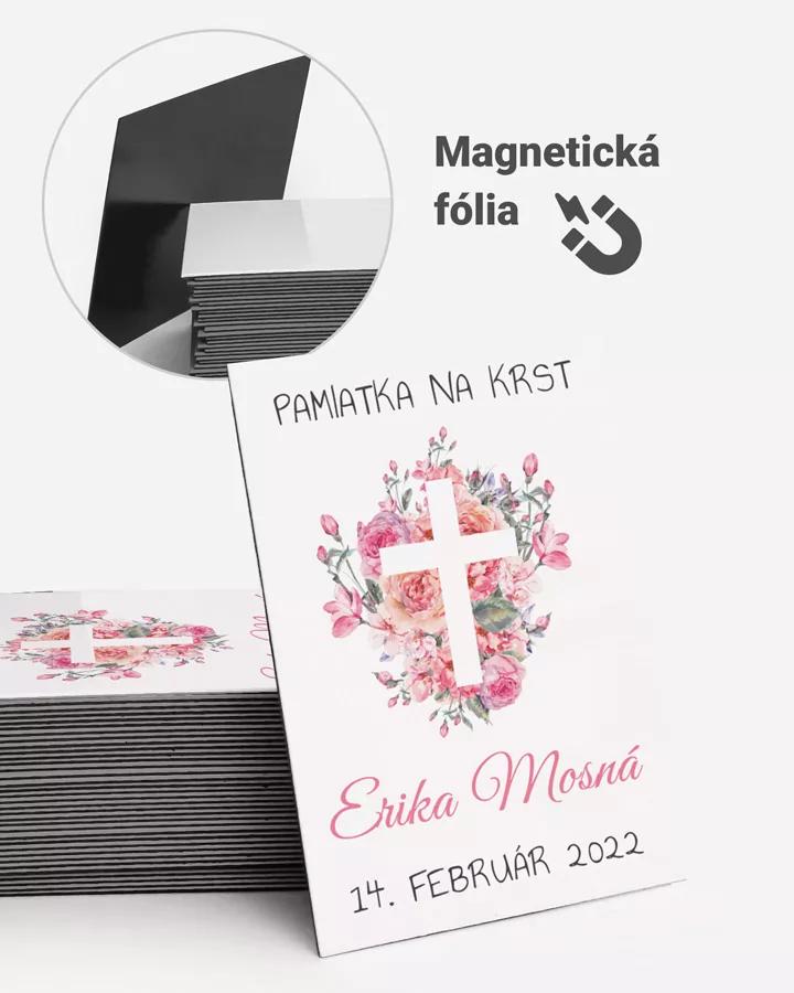 Pamätné magnetky zo sviatosti krstu, prijímania, konfirmácie - motív 02