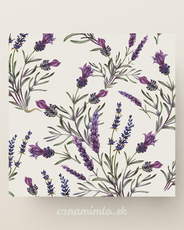 Servítky levanduľa