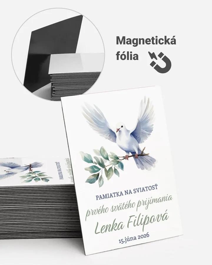 Pamätné magnetky zo sviatosti krstu, prijímania, konfirmácie - motív 04