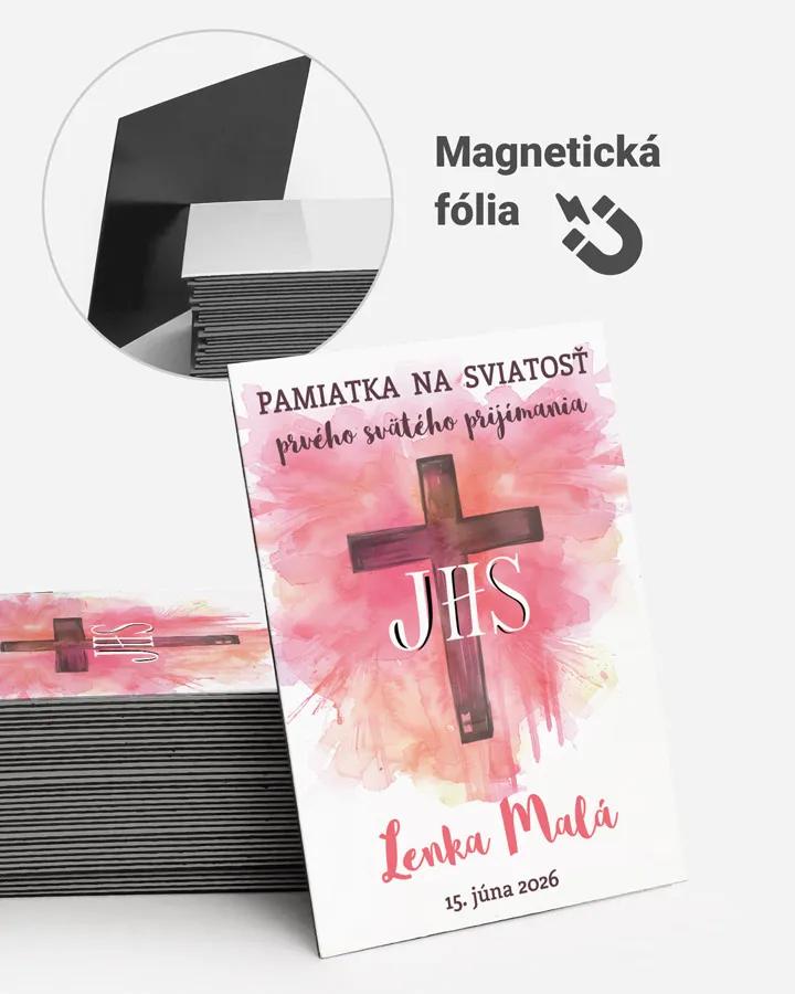 Pamätné magnetky zo sviatosti krstu, prijímania, konfirmácie - motív 20