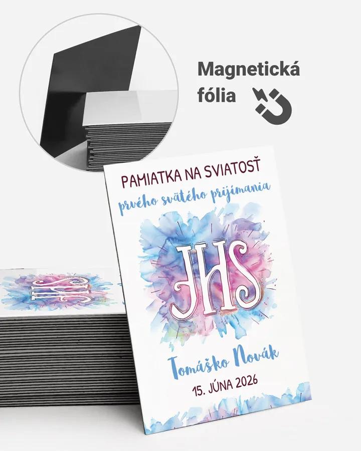 Pamätné magnetky zo sviatosti krstu, prijímania, konfirmácie - motív 21