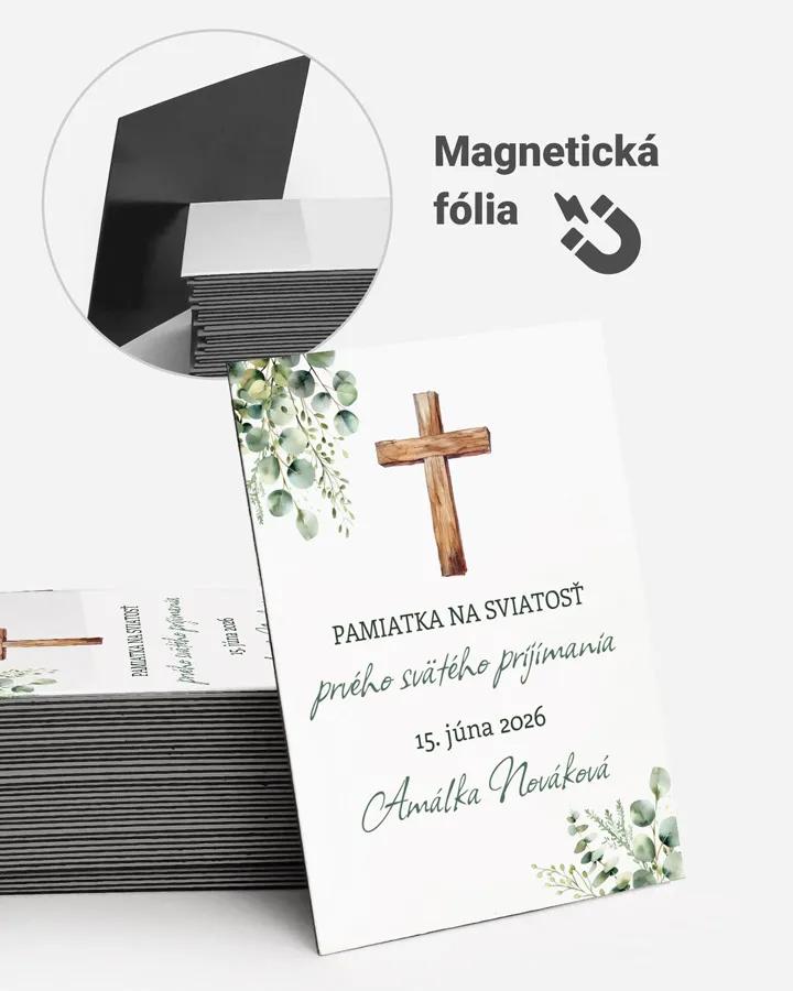 Pamätné magnetky zo sviatosti krstu, prijímania, konfirmácie - motív 24