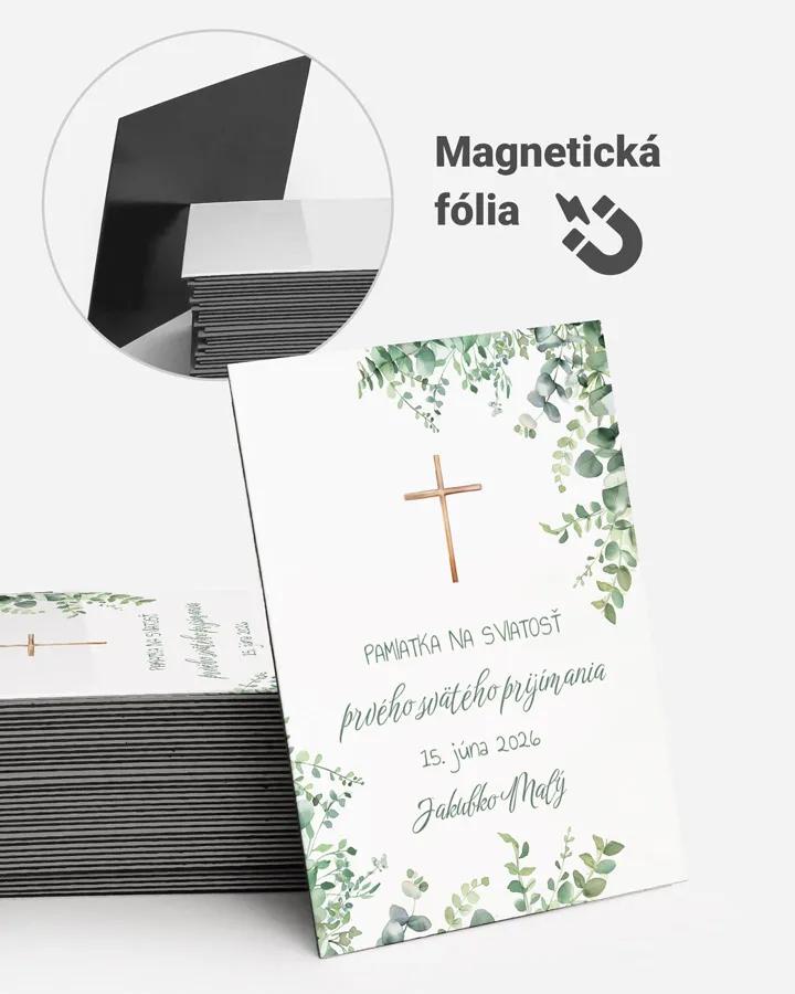 Pamätné magnetky zo sviatosti krstu, prijímania, konfirmácie - motív 25