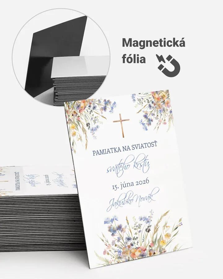 Pamätné magnetky zo sviatosti krstu, prijímania, konfirmácie - motív 26