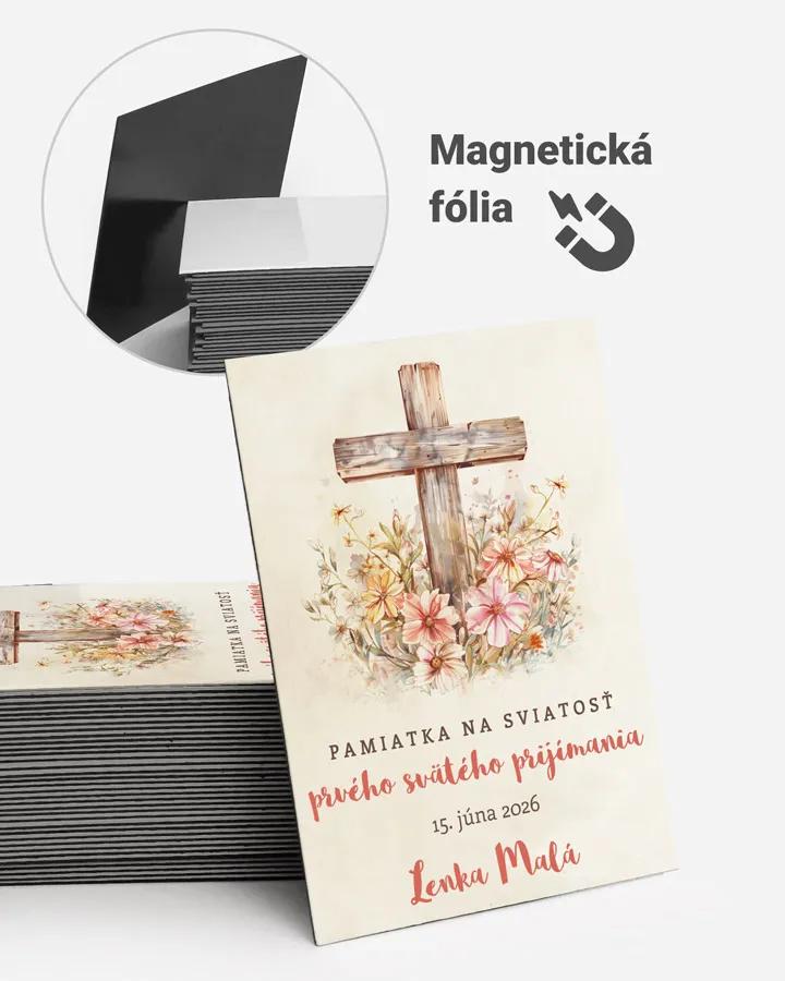 Pamätné magnetky zo sviatosti krstu, prijímania, konfirmácie - motív 28