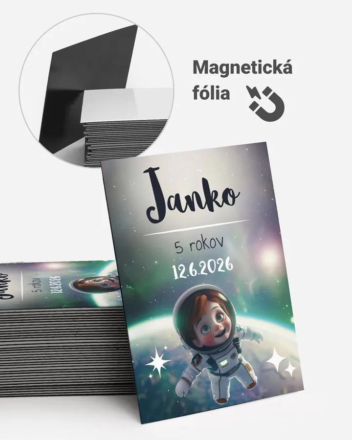 Pamätné magnetky z oslavy obdĺžnik - Astronaut