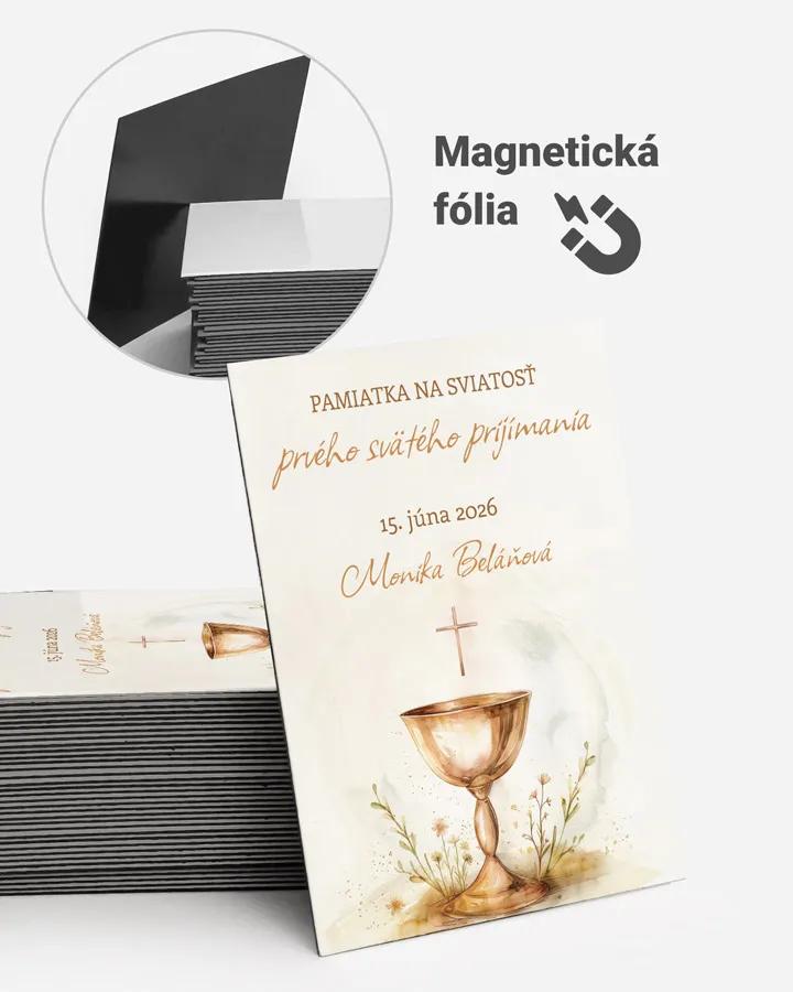 Pamätné magnetky zo sviatosti krstu, prijímania, konfirmácie - motív 36