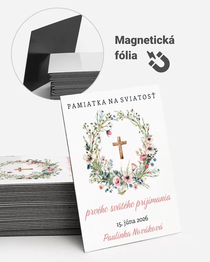 Pamätné magnetky zo sviatosti krstu, prijímania, konfirmácie - motív 38