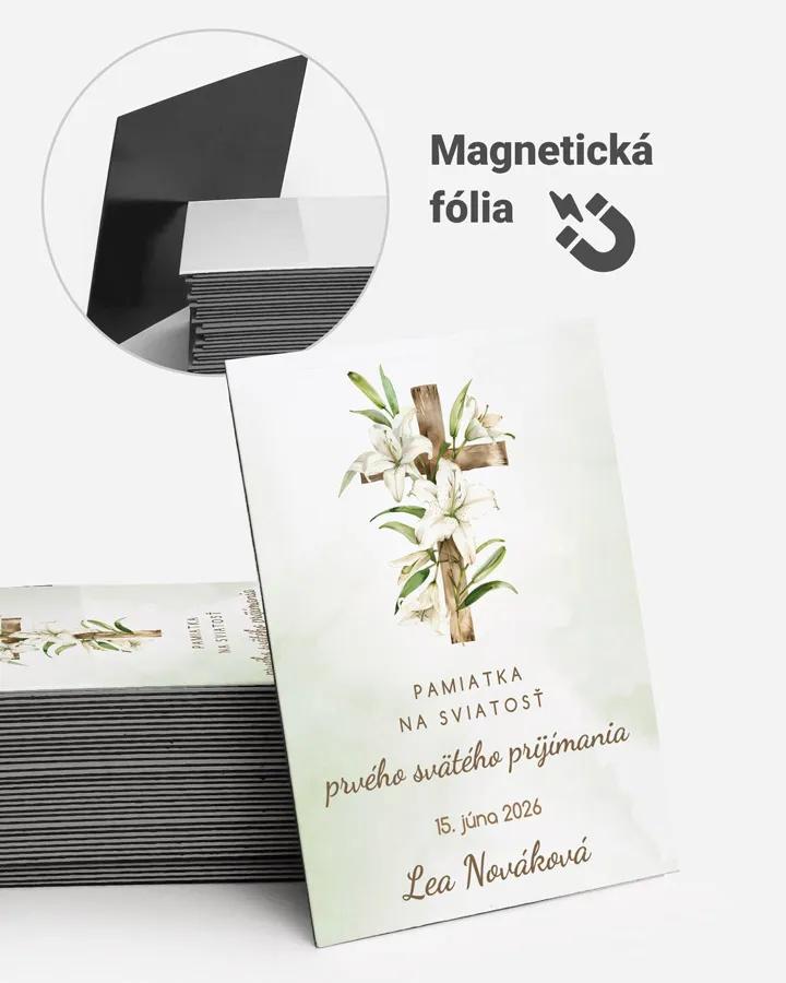 Pamätné magnetky zo sviatosti krstu, prijímania, konfirmácie - motív 44
