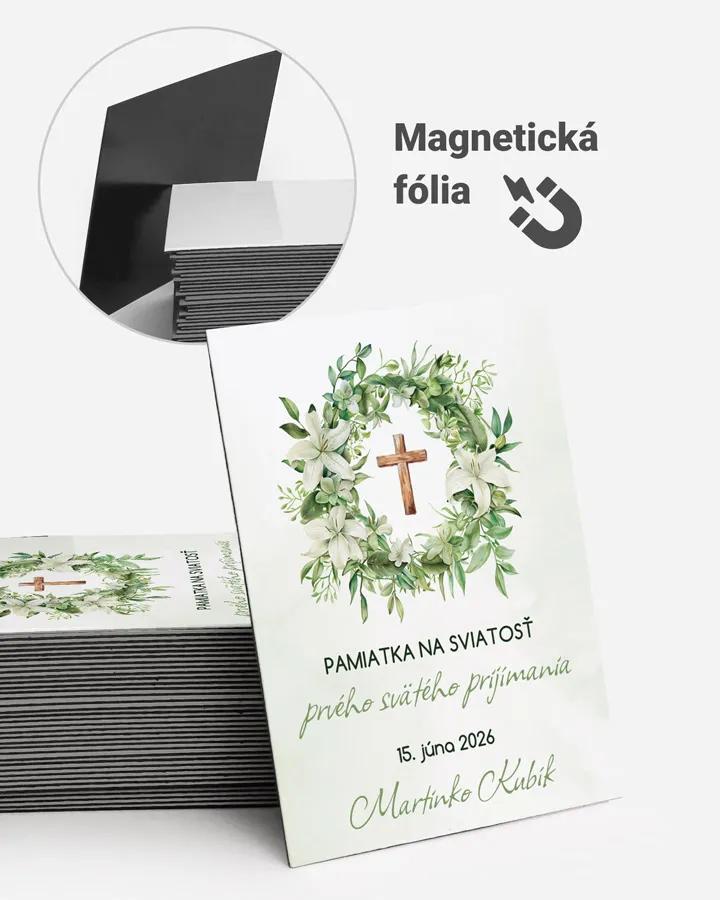 Pamätné magnetky zo sviatosti krstu, prijímania, konfirmácie - motív 46