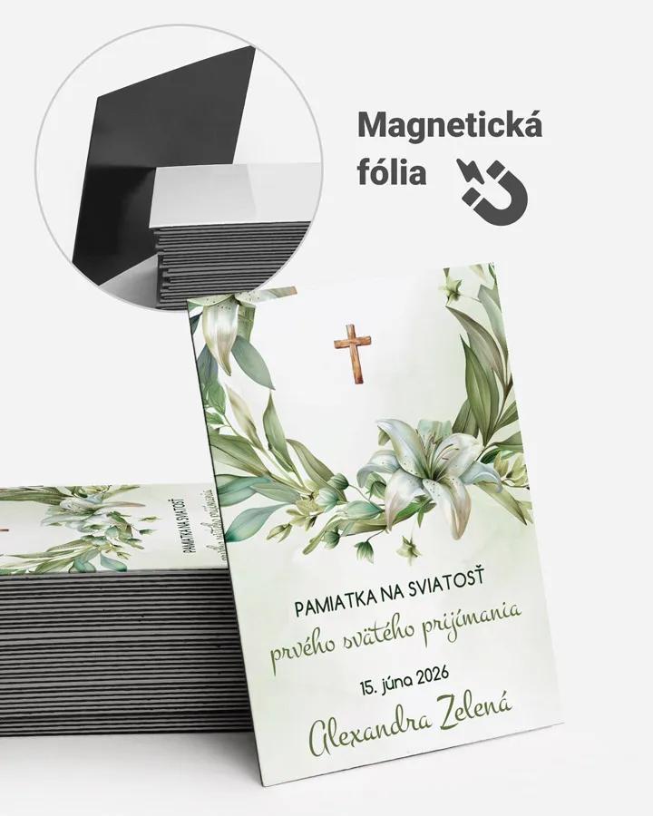 Pamätné magnetky zo sviatosti krstu, prijímania, konfirmácie - motív 47