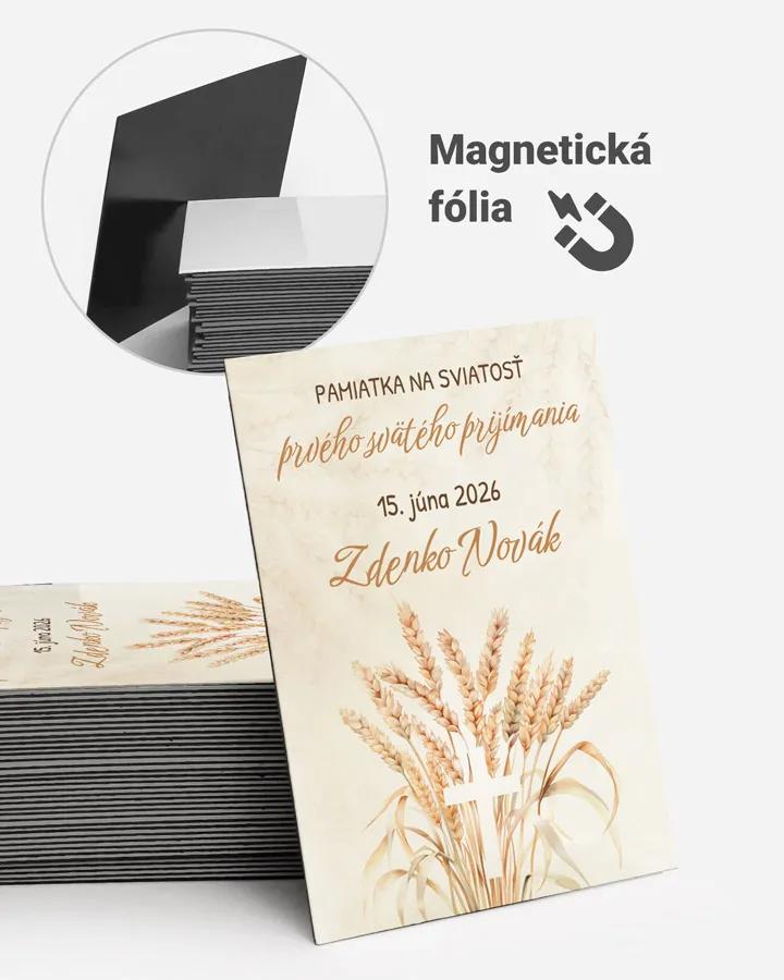 Pamätné magnetky zo sviatosti krstu, prijímania, konfirmácie - motív 51