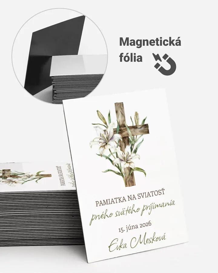 Pamätné magnetky zo sviatosti krstu, prijímania, konfirmácie - motív 53