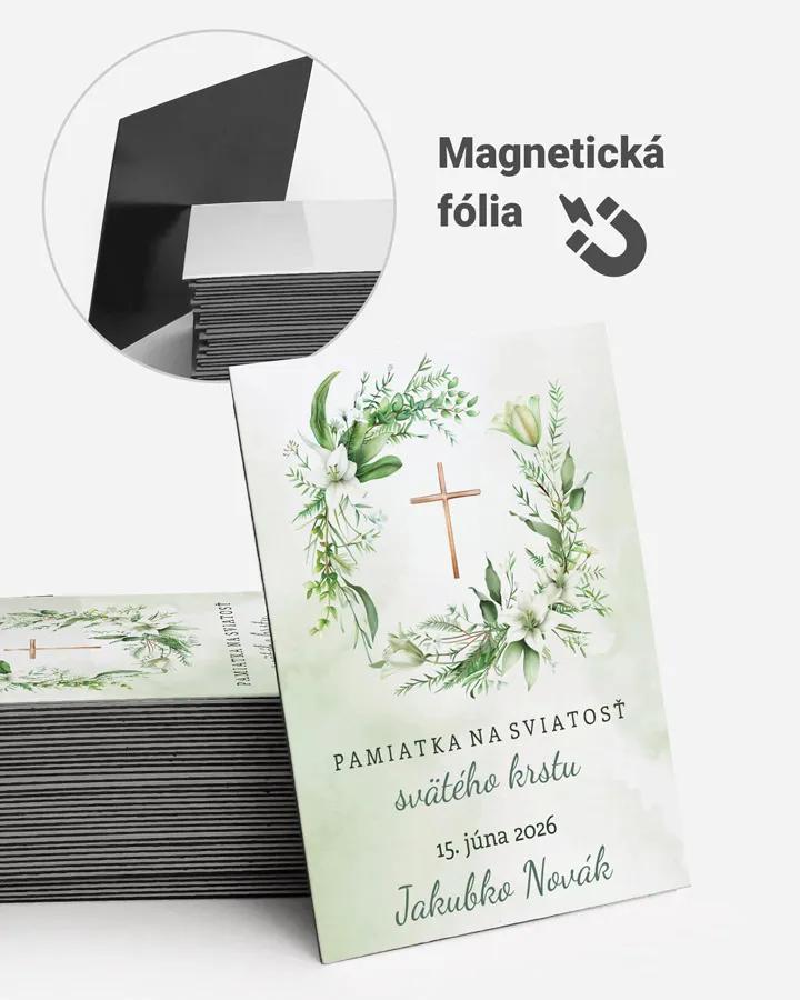 Pamätné magnetky zo sviatosti krstu, prijímania, konfirmácie - motív 56