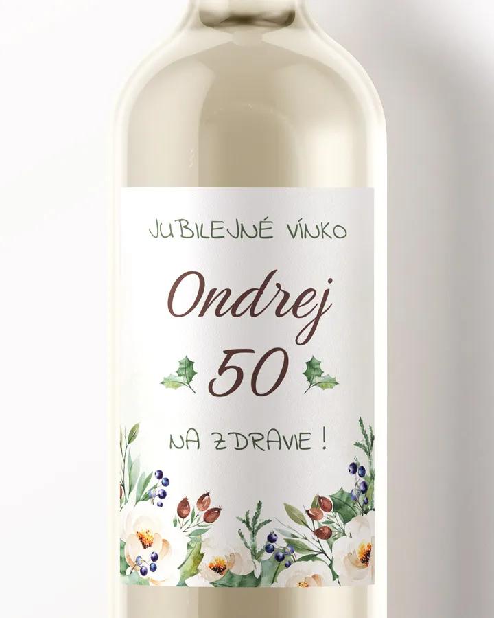 Etikety na víno / pálenku motív Lesné plody