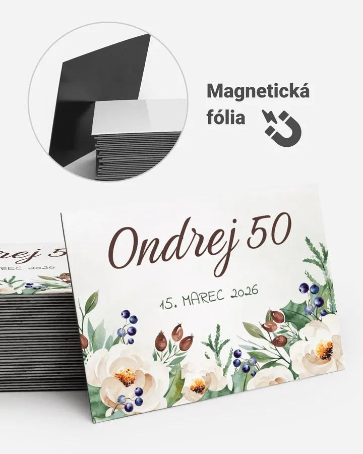 Pamätné magnetky z oslavy - Lesné plody