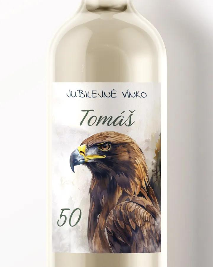 Etikety na víno / pálenku motív Orol 02