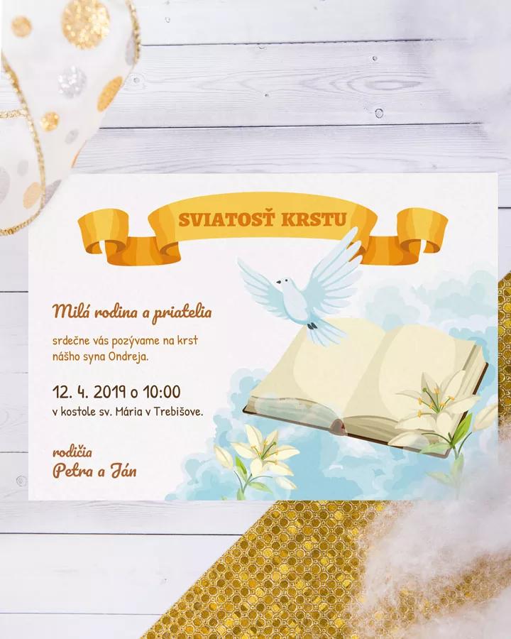 Pozvánka na krst, prvé sväté prijímanie 08