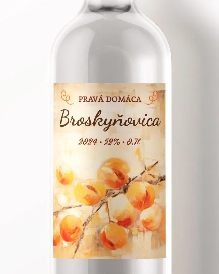 Etikety na pálenku Broskyňovica 12