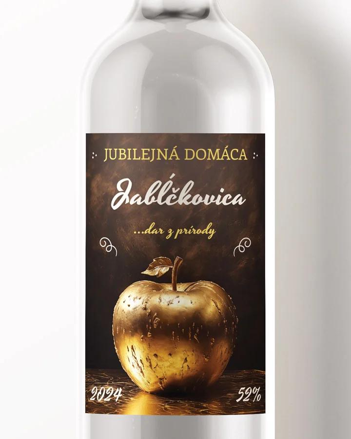 Etikety na pálenku Jabĺčkovica 10
