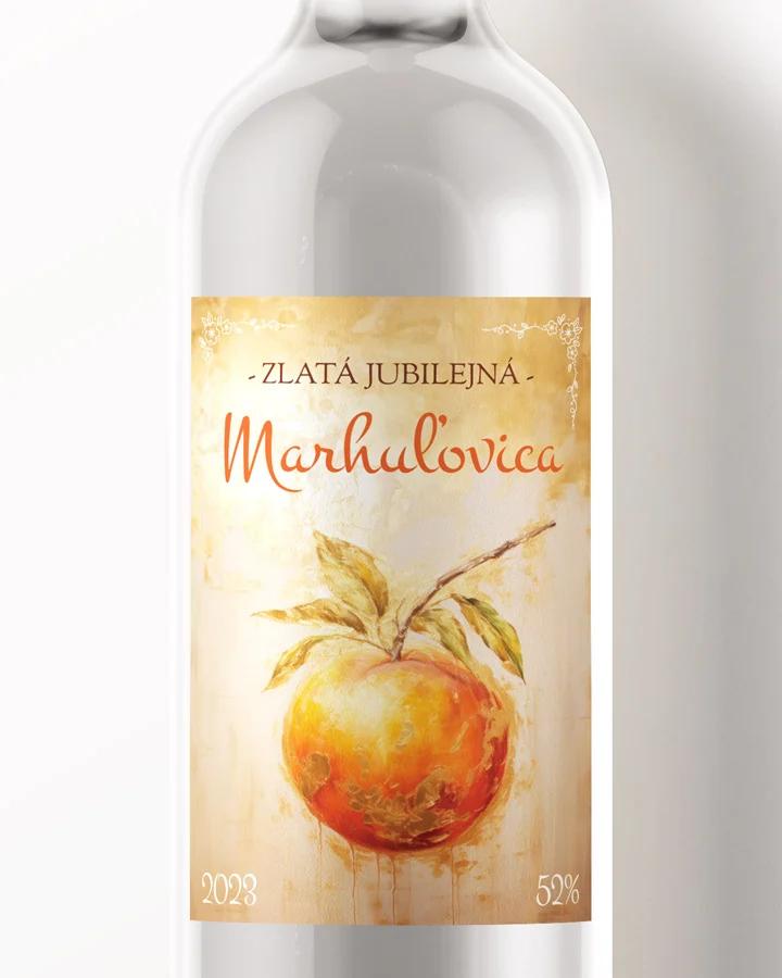 Etikety na pálenku Marhuľovica 01