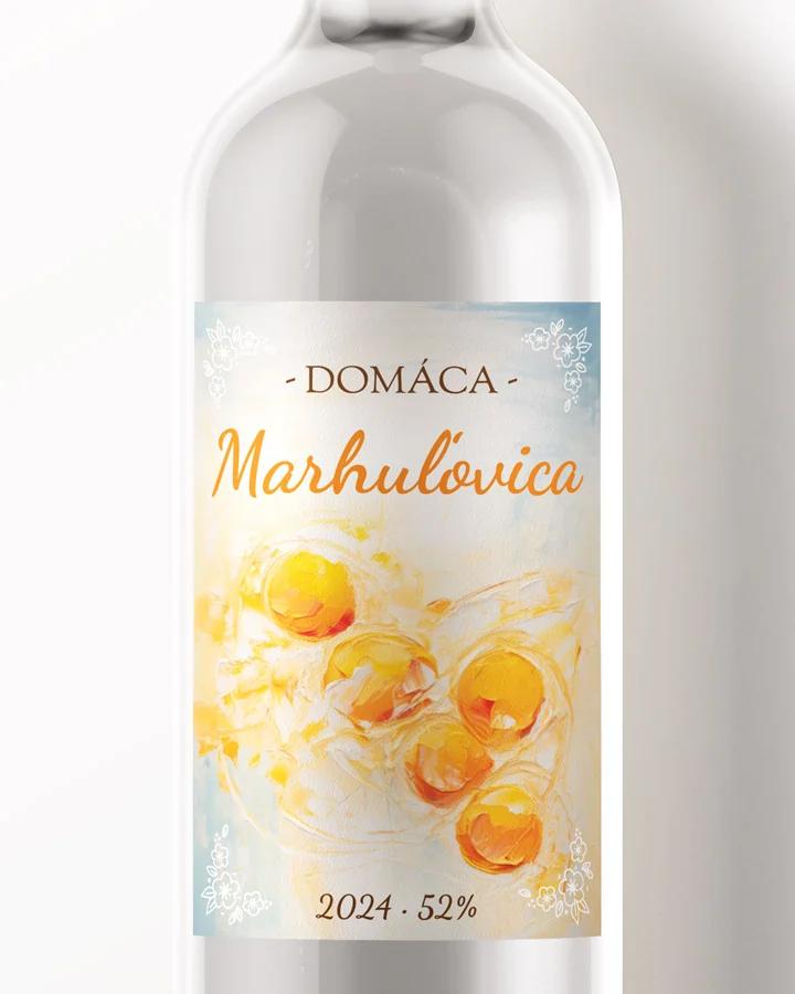 Etikety na pálenku Marhuľovica 02