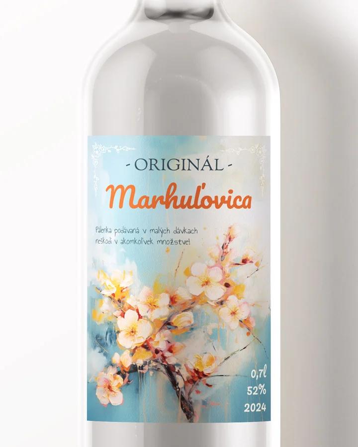 Etikety na pálenku Marhuľovica 06
