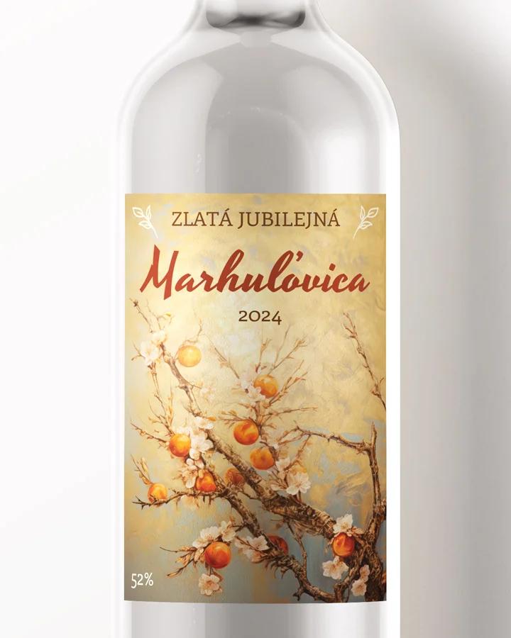 Etikety na pálenku Marhuľovica 08