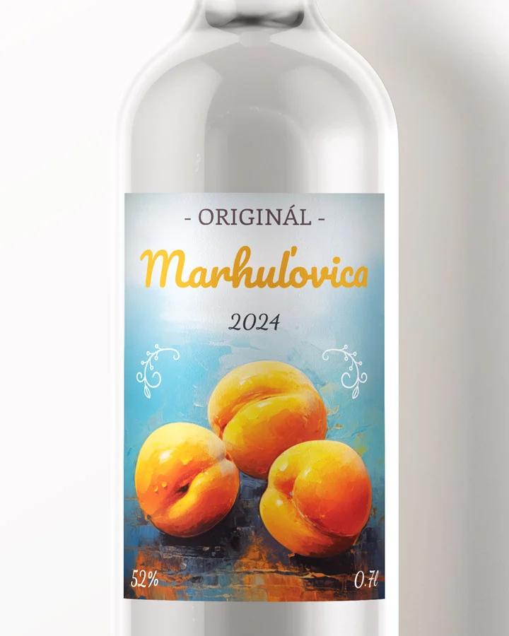 Etikety na pálenku Marhuľovica 09