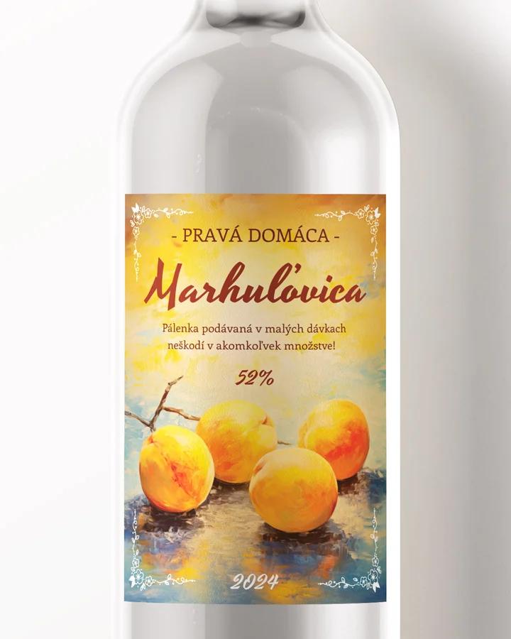 Etikety na pálenku Marhuľovica 10