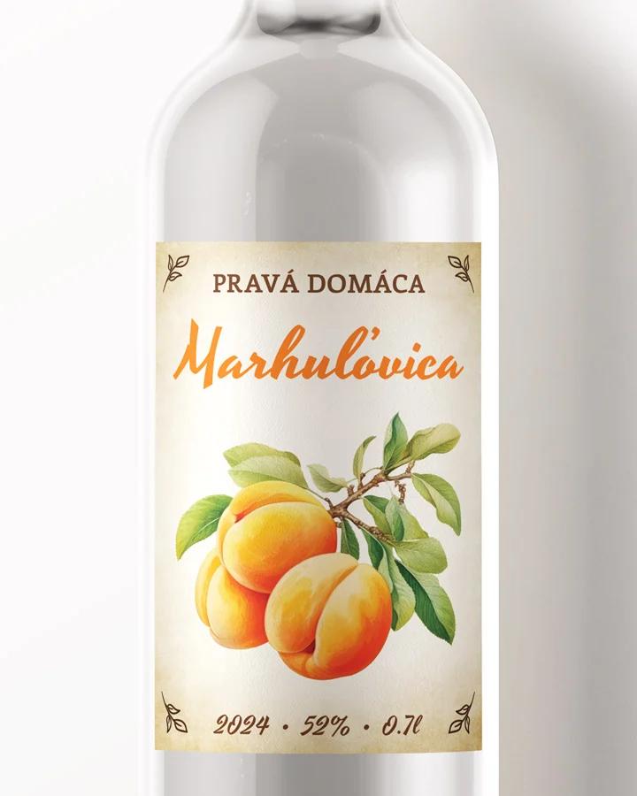 Etikety na pálenku Marhuľovica 13