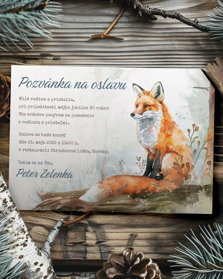 Pozvánka na narodeniny Líška 03