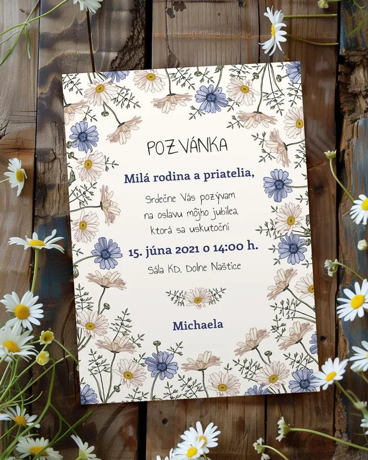 Pozvánka na narodeniny Harmanček