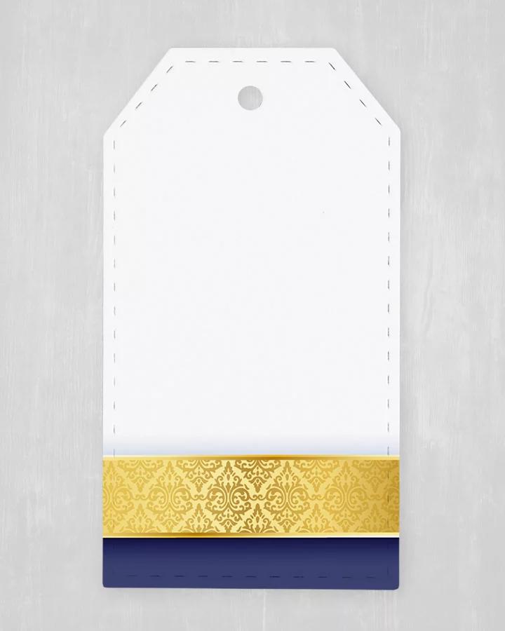 Visačka na výslužky / darčeky / produkty - Kráľovský motív (sada 10ks)