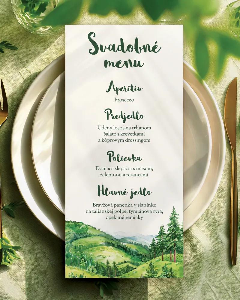 Svadobné menu - Láska z hôr II