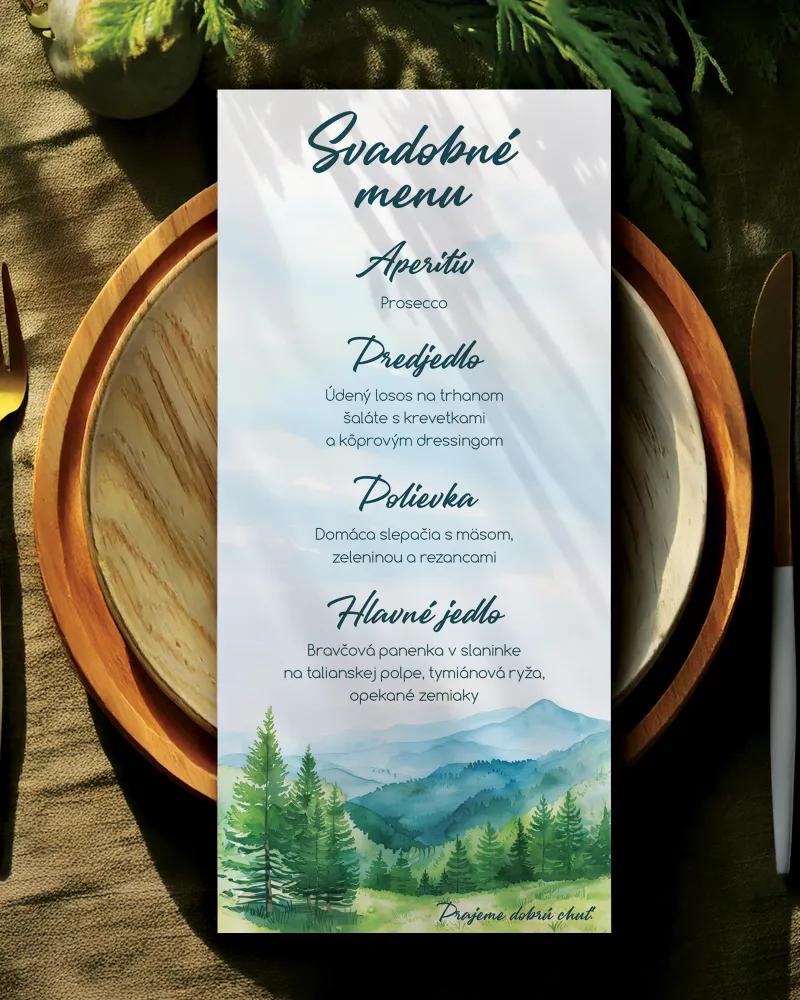 Svadobné menu - Láska z hôr IV