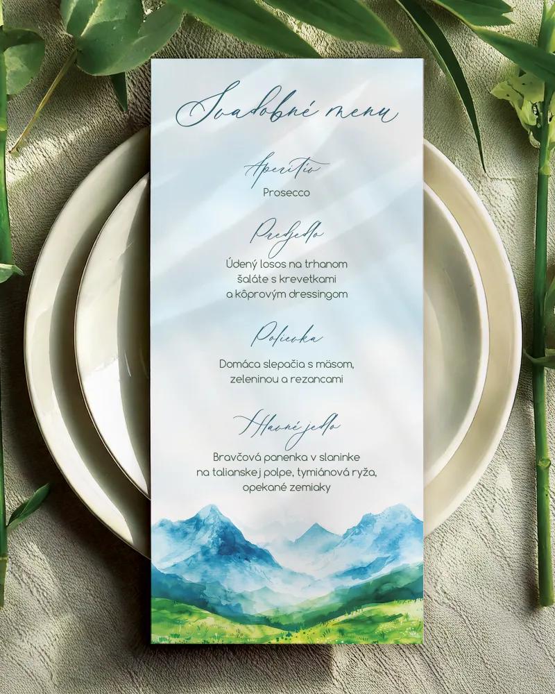 Svadobné menu - Láska z hôr V