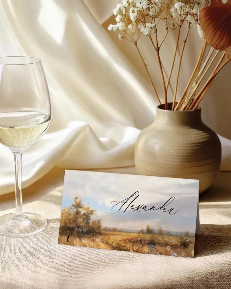 Svadobné menovky - Kapitola lásky I