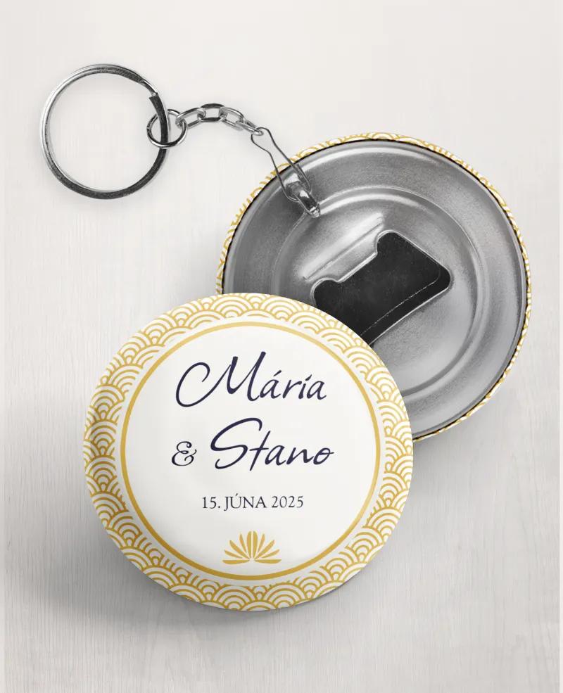 Svadobné otvárače - motív Art deco 03